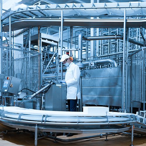 Stainless steel processing equipment used in large-scale fermentation manufacturing facilities
