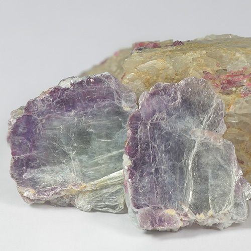 Raw spodumene lithium ore sample used in hard rock lithium extraction