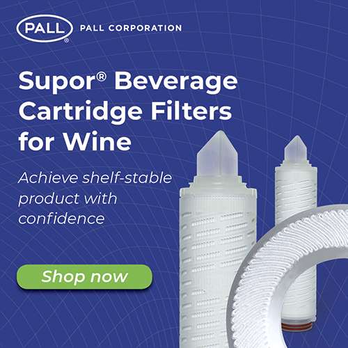 Supor® beverage filter cartridges for the final filtration of wine