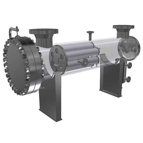 Image of the SepraSol™ Plus liquid/gas separation system displayed in horizontal